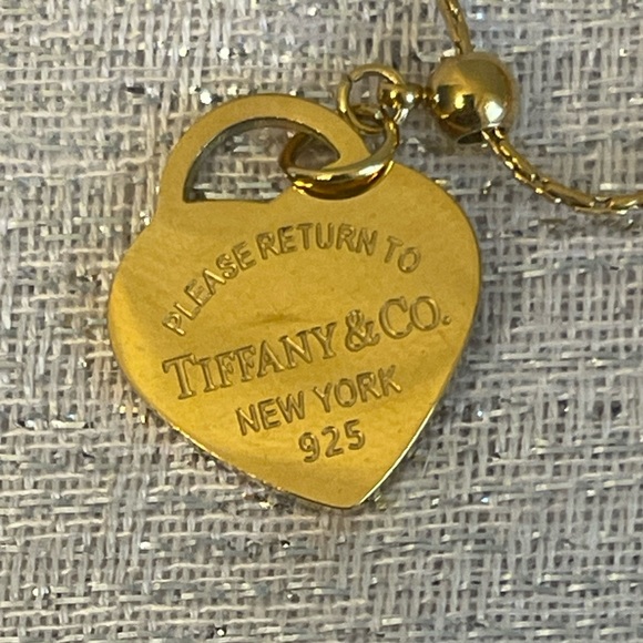 Tiffany & Co. Jewelry - Tiffany & Co. Gold Heart Tag Necklace